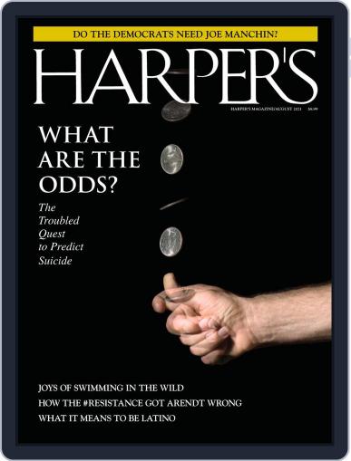 Harper's August 1st, 2021 Digital Back Issue Cover