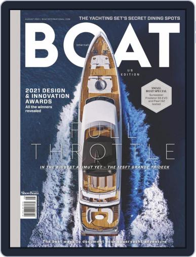 Boat International US Edition August 1st, 2021 Digital Back Issue Cover