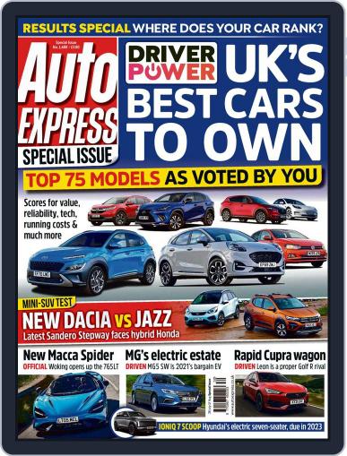 Auto Express July 28th, 2021 Digital Back Issue Cover