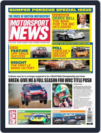 Motorsport News July 29th, 2021 Digital Back Issue Cover