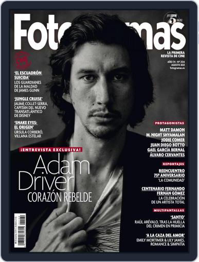 Fotogramas August 1st, 2021 Digital Back Issue Cover