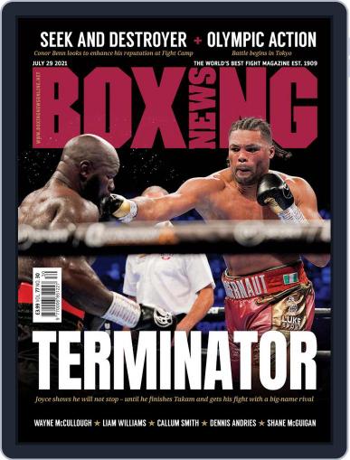 Boxing News July 29th, 2021 Digital Back Issue Cover