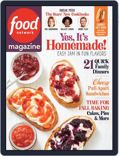 Food Network September 1st, 2021 Digital Back Issue Cover
