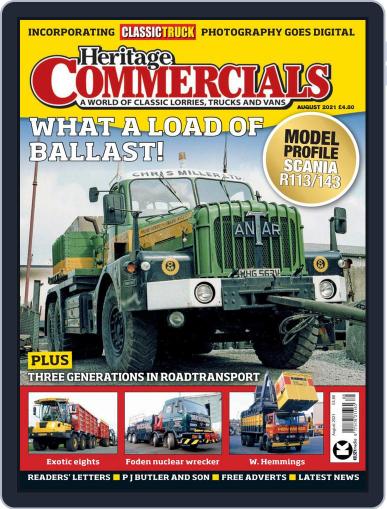 Heritage Commercials August 1st, 2021 Digital Back Issue Cover