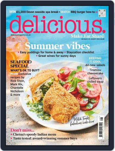 Delicious UK August 1st, 2021 Digital Back Issue Cover