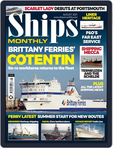 Ships Monthly August 1st, 2021 Digital Back Issue Cover