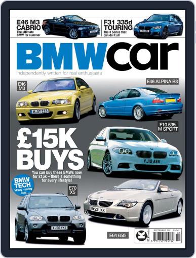 BMW Car September 1st, 2021 Digital Back Issue Cover