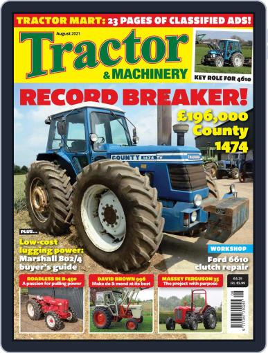 Tractor & Machinery August 1st, 2021 Digital Back Issue Cover