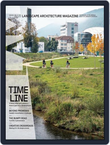 Landscape Architecture August 1st, 2021 Digital Back Issue Cover