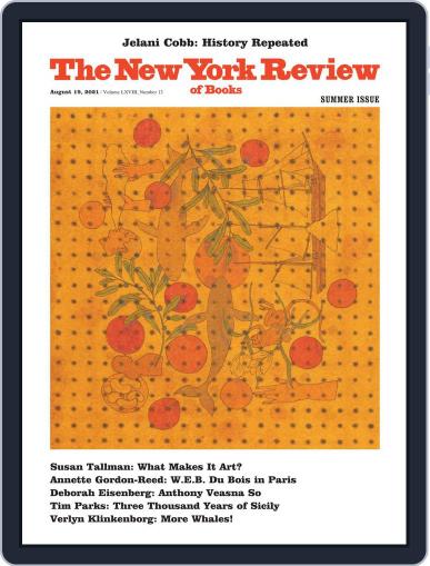 The New York Review of Books August 19th, 2021 Digital Back Issue Cover
