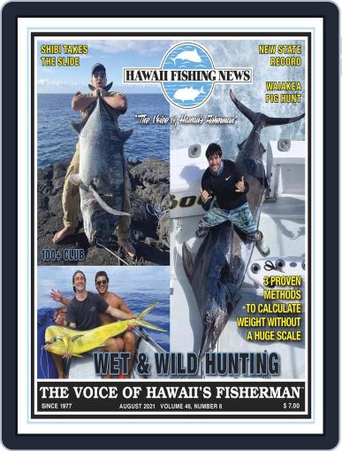 Hawaii Fishing News August 1st, 2021 Digital Back Issue Cover