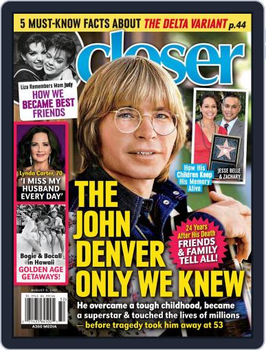 Closer Weekly August 9th, 2021 Digital Back Issue Cover