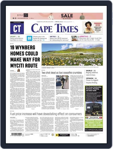 Cape Times August 2nd, 2021 Digital Back Issue Cover