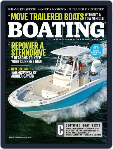 Boating August 1st, 2021 Digital Back Issue Cover