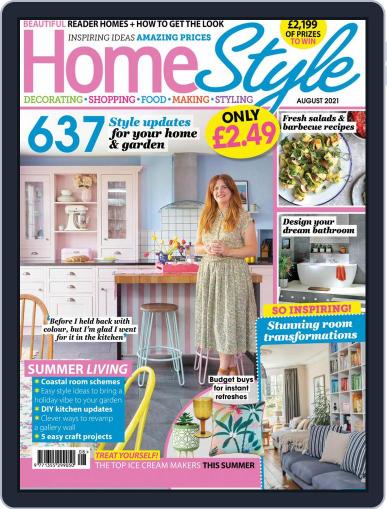 HomeStyle United Kingdom August 1st, 2021 Digital Back Issue Cover