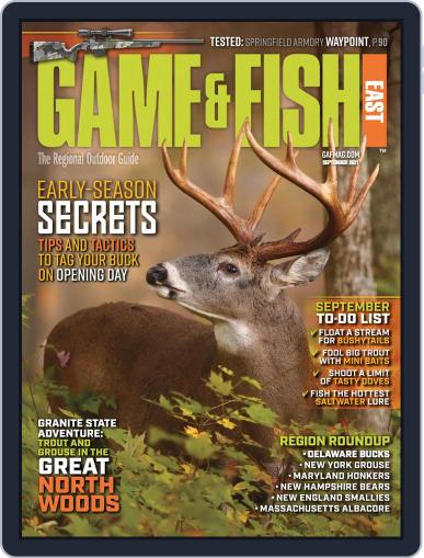 Game & Fish East September 1st, 2021 Digital Back Issue Cover