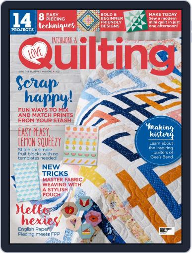 Love Patchwork & Quilting September 1st, 2021 Digital Back Issue Cover