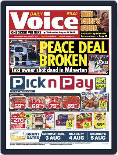 Daily Voice August 4th, 2021 Digital Back Issue Cover