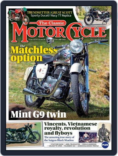 The Classic MotorCycle September 1st, 2021 Digital Back Issue Cover