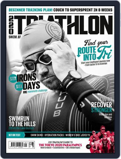 220 Triathlon September 1st, 2021 Digital Back Issue Cover