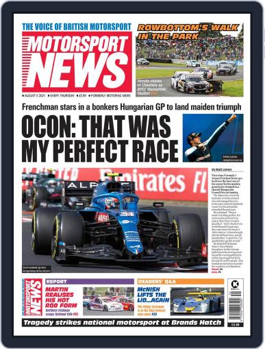 Motorsport News August 5th, 2021 Digital Back Issue Cover