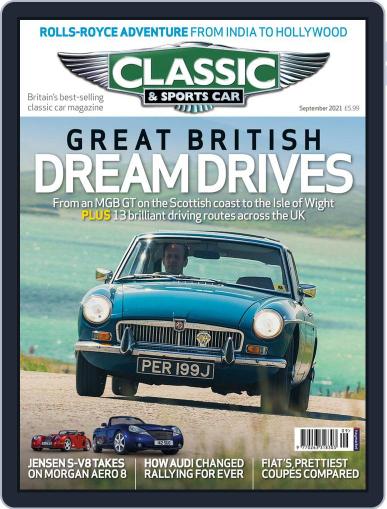 Classic & Sports Car September 1st, 2021 Digital Back Issue Cover