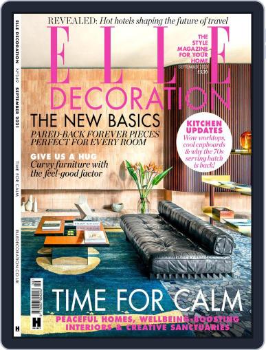 Elle Decoration UK September 1st, 2021 Digital Back Issue Cover