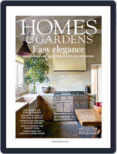 Homes & Gardens September 1st, 2021 Digital Back Issue Cover