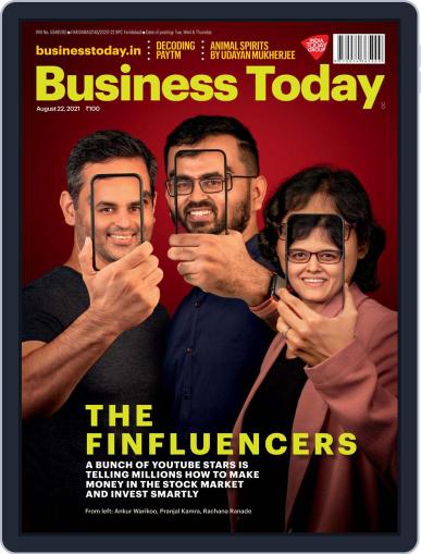 Business Today (Digital) August 22nd, 2021 Issue Cover