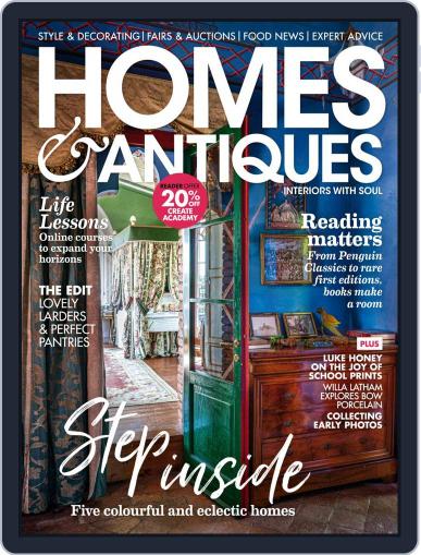 Homes & Antiques September 1st, 2021 Digital Back Issue Cover