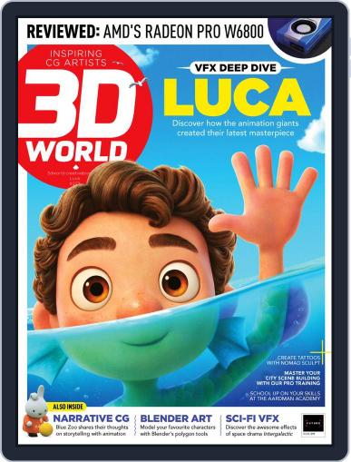3D World October 1st, 2021 Digital Back Issue Cover