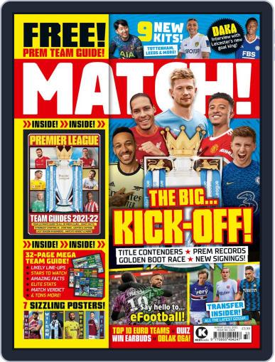 MATCH! August 10th, 2021 Digital Back Issue Cover