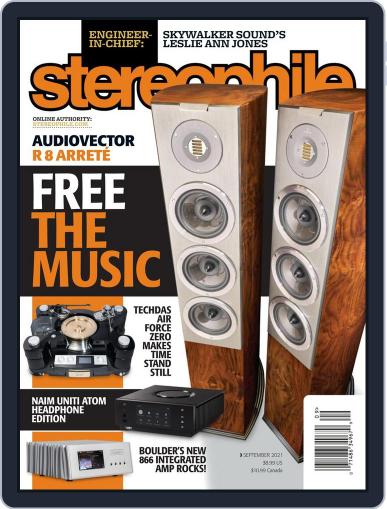 Stereophile September 1st, 2021 Digital Back Issue Cover