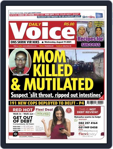 Daily Voice August 11th, 2021 Digital Back Issue Cover