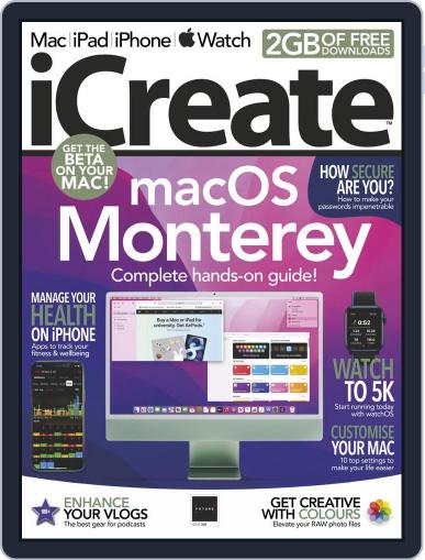 iCreate August 1st, 2021 Digital Back Issue Cover