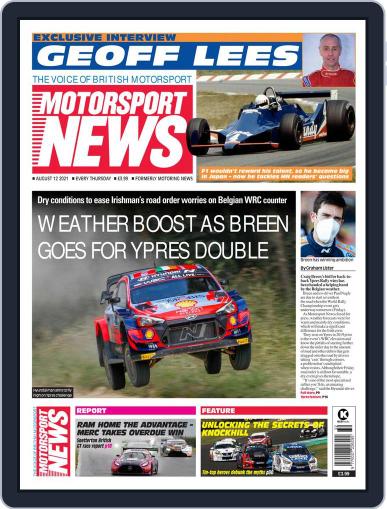 Motorsport News August 12th, 2021 Digital Back Issue Cover