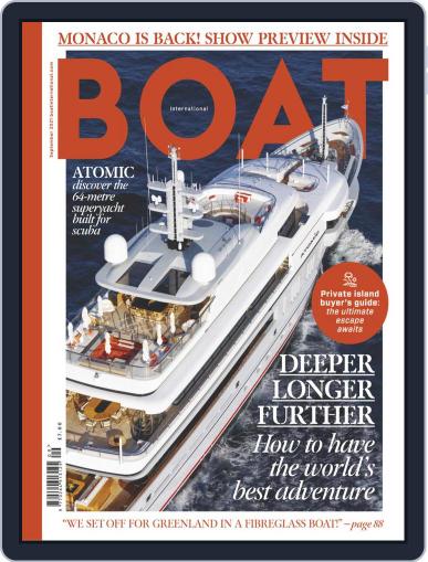 Boat International September 1st, 2021 Digital Back Issue Cover