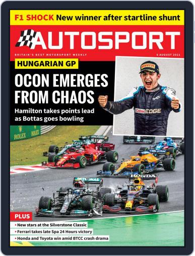 Autosport August 5th, 2021 Digital Back Issue Cover