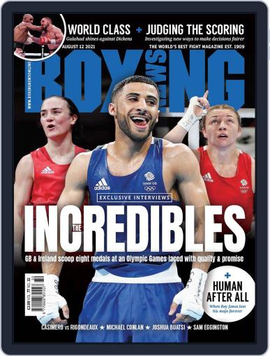 Boxing News August 12th, 2021 Digital Back Issue Cover