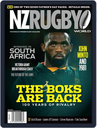 NZ Rugby World August 1st, 2021 Digital Back Issue Cover
