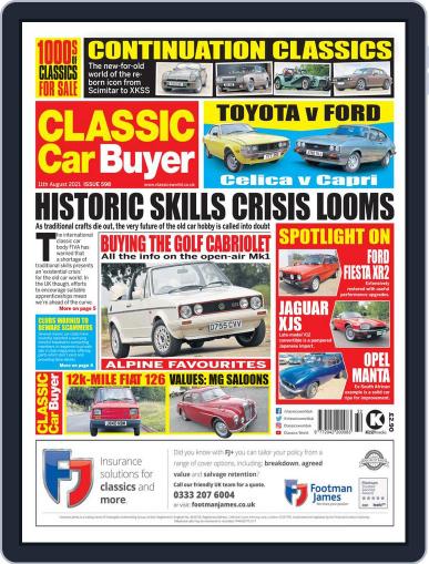 Classic Car Buyer August 11th, 2021 Digital Back Issue Cover