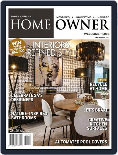 South African Home Owner September 1st, 2021 Digital Back Issue Cover