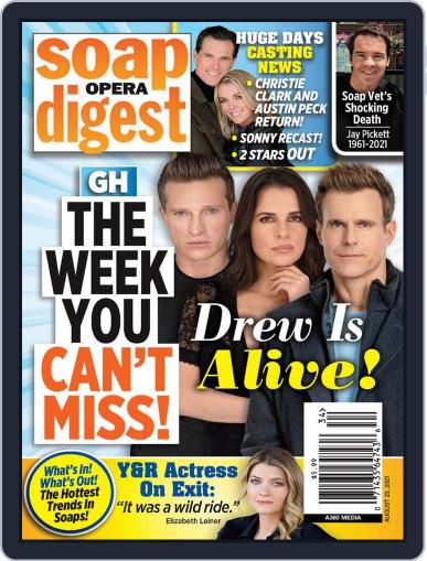 Soap Opera Digest August 23rd, 2021 Digital Back Issue Cover