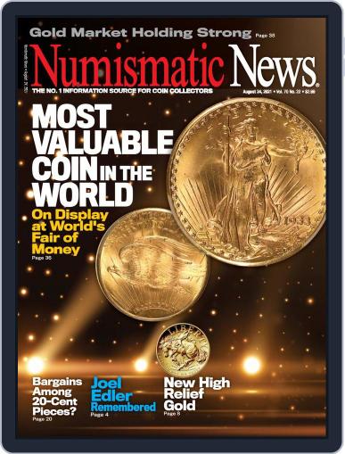 Numismatic News August 24th, 2021 Digital Back Issue Cover