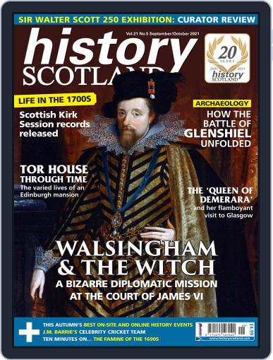History Scotland September 1st, 2021 Digital Back Issue Cover