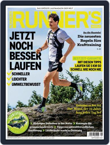 Runner’s World Deutschland September 1st, 2021 Digital Back Issue Cover