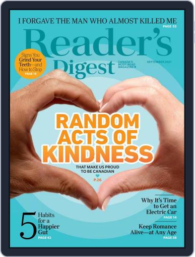 Reader's Digest Canada September 1st, 2021 Digital Back Issue Cover