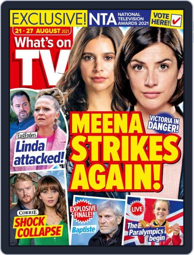 What's on TV August 21st, 2021 Digital Back Issue Cover