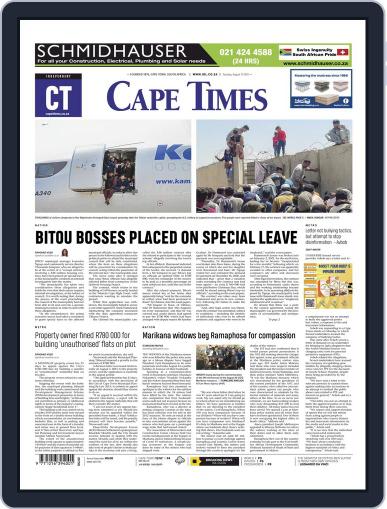 Cape Times August 17th, 2021 Digital Back Issue Cover