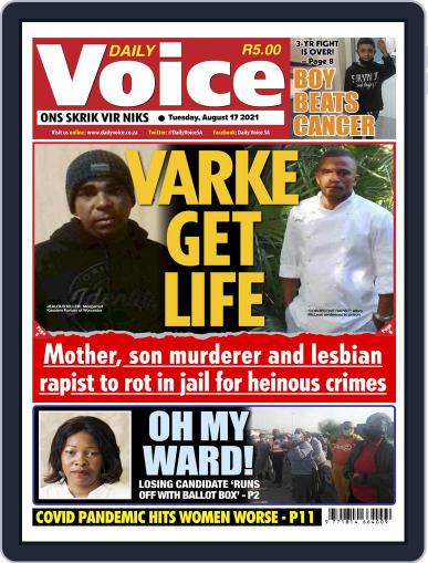 Daily Voice August 17th, 2021 Digital Back Issue Cover